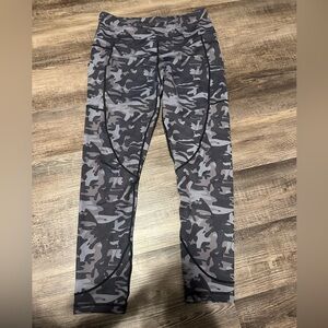 Zyia Light n Tight Camo Leggings 7/8” Size 12